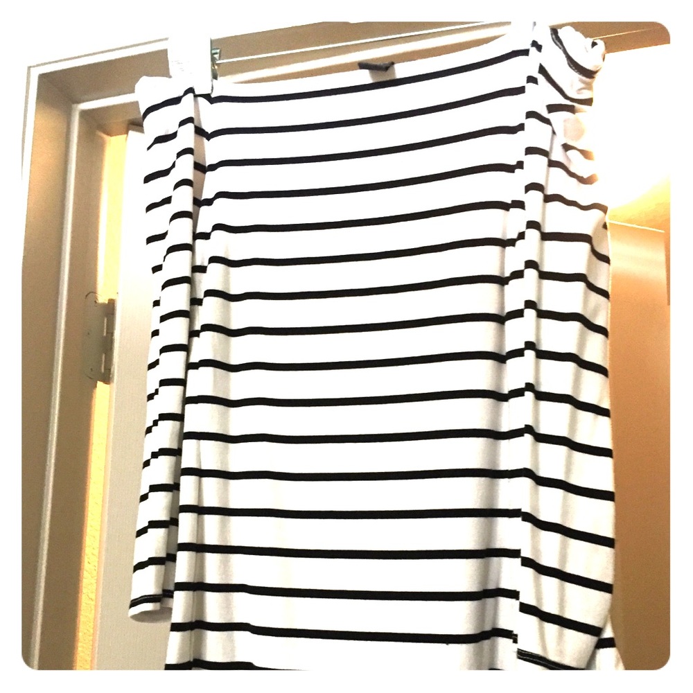 White black strip shirt